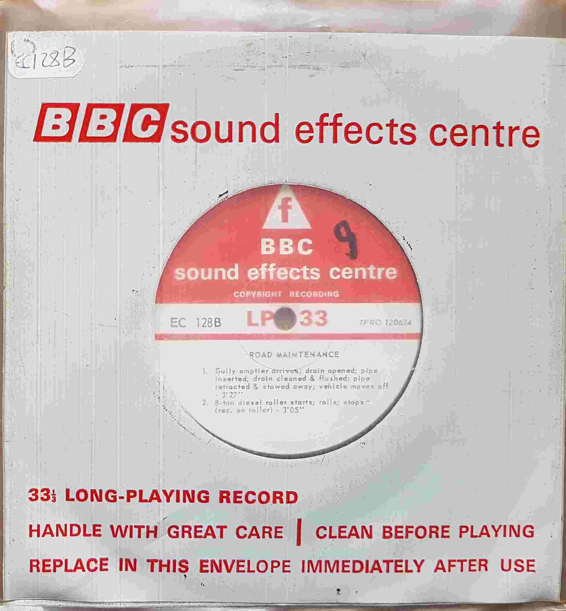 Picture of EC 128B Road maintenance / Road re-surfacing by artist Not registered from the BBC records and Tapes library